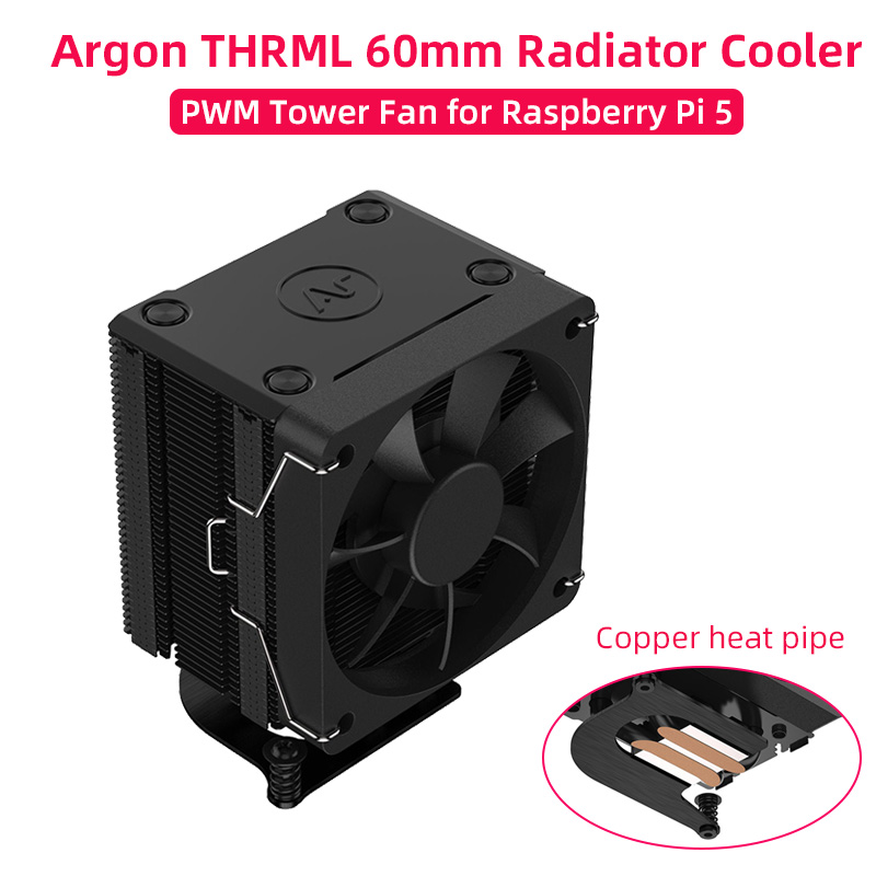 Raspberry Pi Water Cooling Kit - مبرد رادياتير Pi 5 مع أنبوب