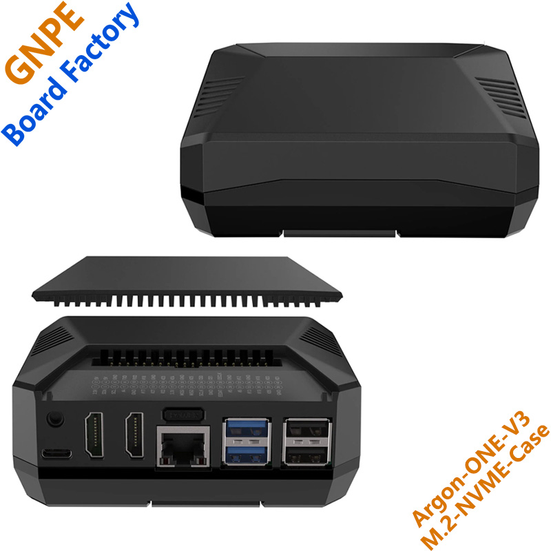 Argon One V3 M.2 Nvme Case - حافظة Raspberry PI 5 PCIe إلى