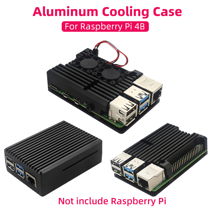 Raspberry Pi Water Cooling Kit - حافظة من الألومنيوم لـ Raspberry Pi