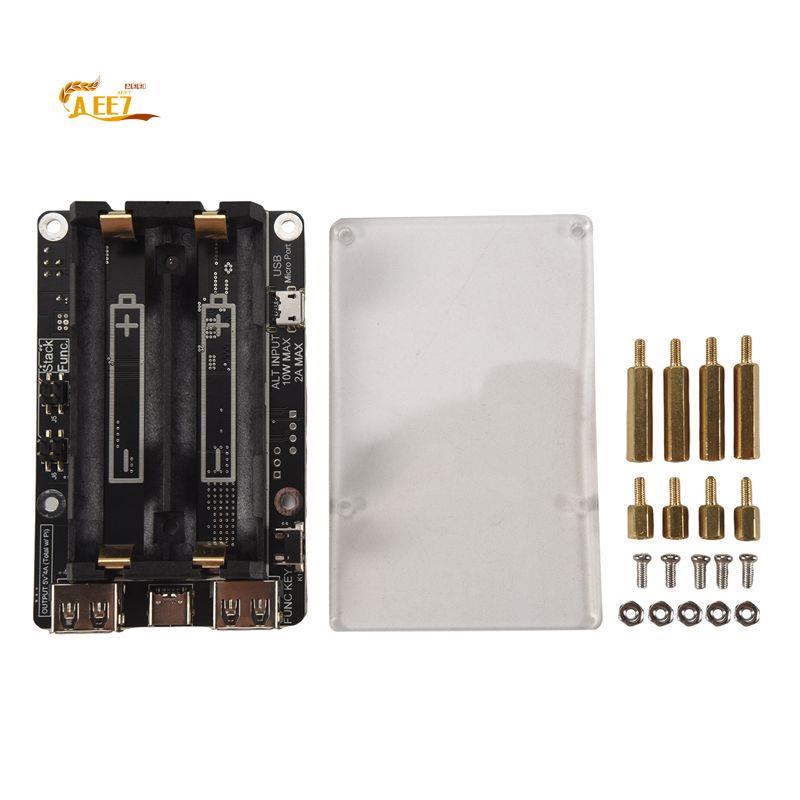 Raspberry Pi Uninterrupted Power Supply Ups 18650 - AEE7-لوحدة تزويد الطاقة غير المنقطعة لـ