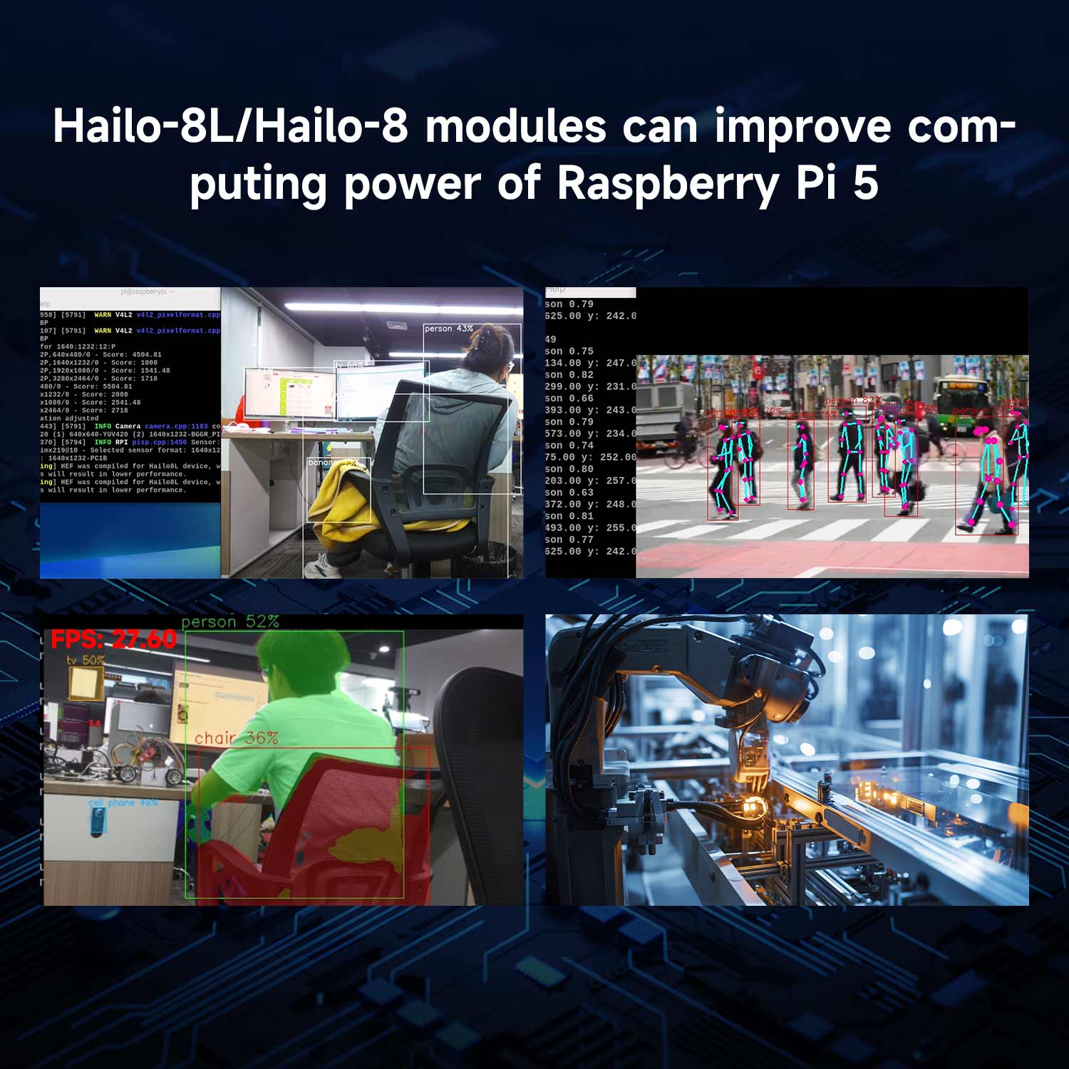 وحدة تسريع Hailo 8/8l Ai 13top - مراجعة Raspberry Pi Ai Kit Hailo-8L وسعره