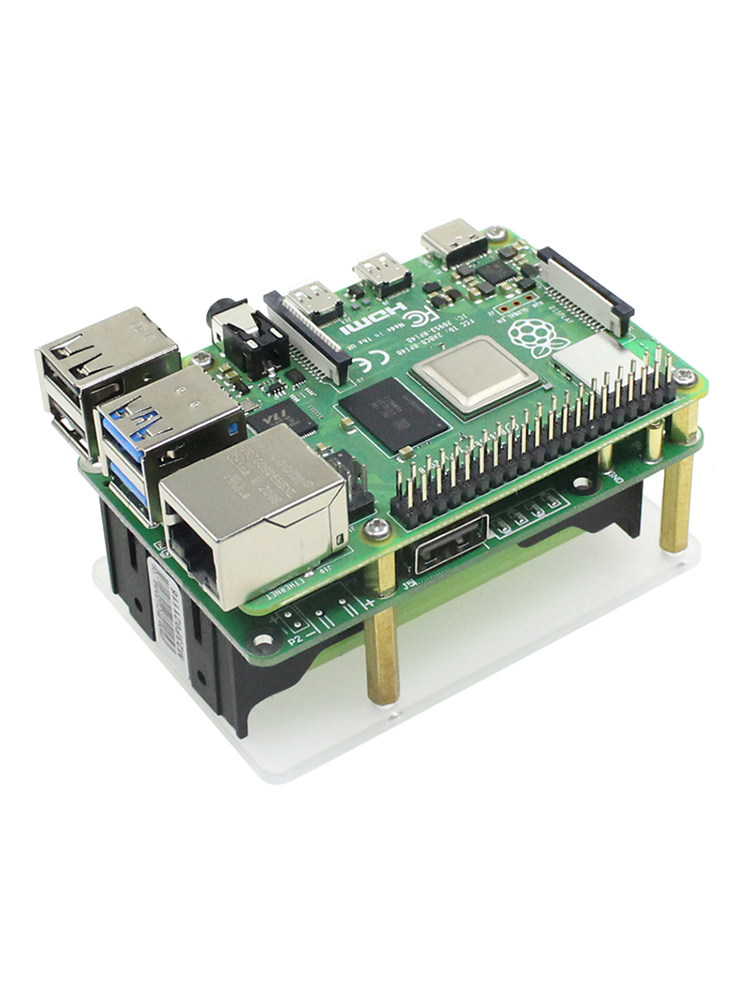 Raspberry Pi 4B/3B + 18650 لوح - مراجعة Raspberry Pi Uninterrupted Power Supply Ups 18650 وسعره