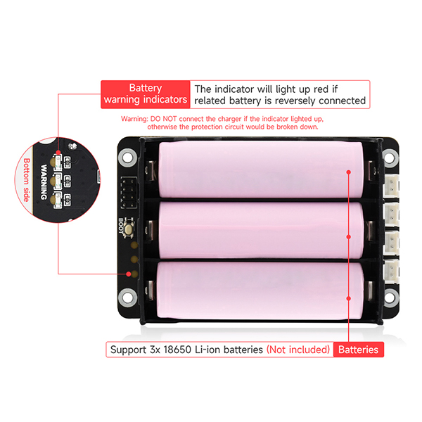 قبعة Raspberry Pi 5 UPS تدعم ب - مراجعة Raspberry Pi Uninterrupted Power Supply Ups 18650 وسعره