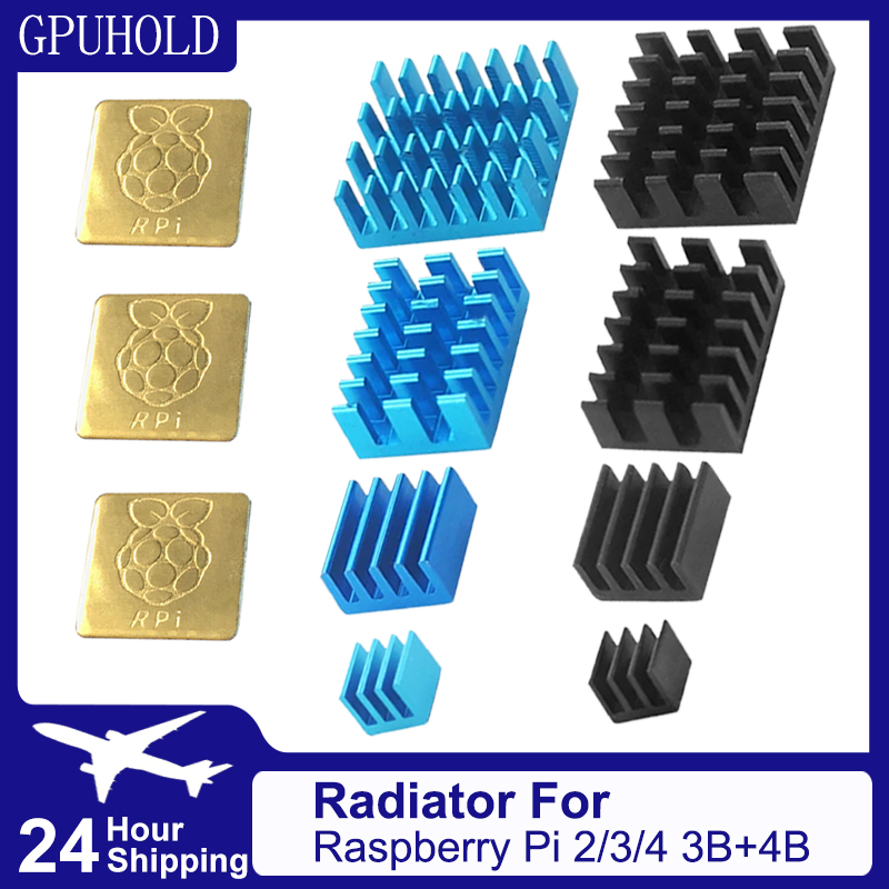 GPUHOLD شرائح برودة 4 قطعة/5 ق - مراجعة Raspberry Pi Water Cooling Kit وسعره