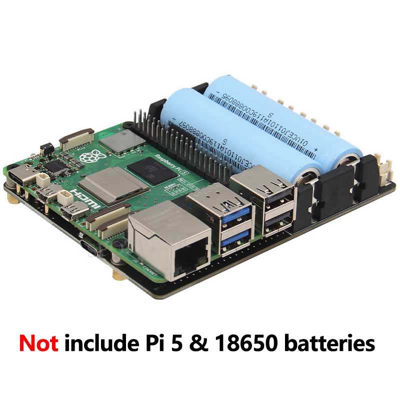لوحة توسيع إدارة الطاقة X1201  - مراجعة Raspberry Pi Uninterrupted Power Supply Ups 18650 وسعره