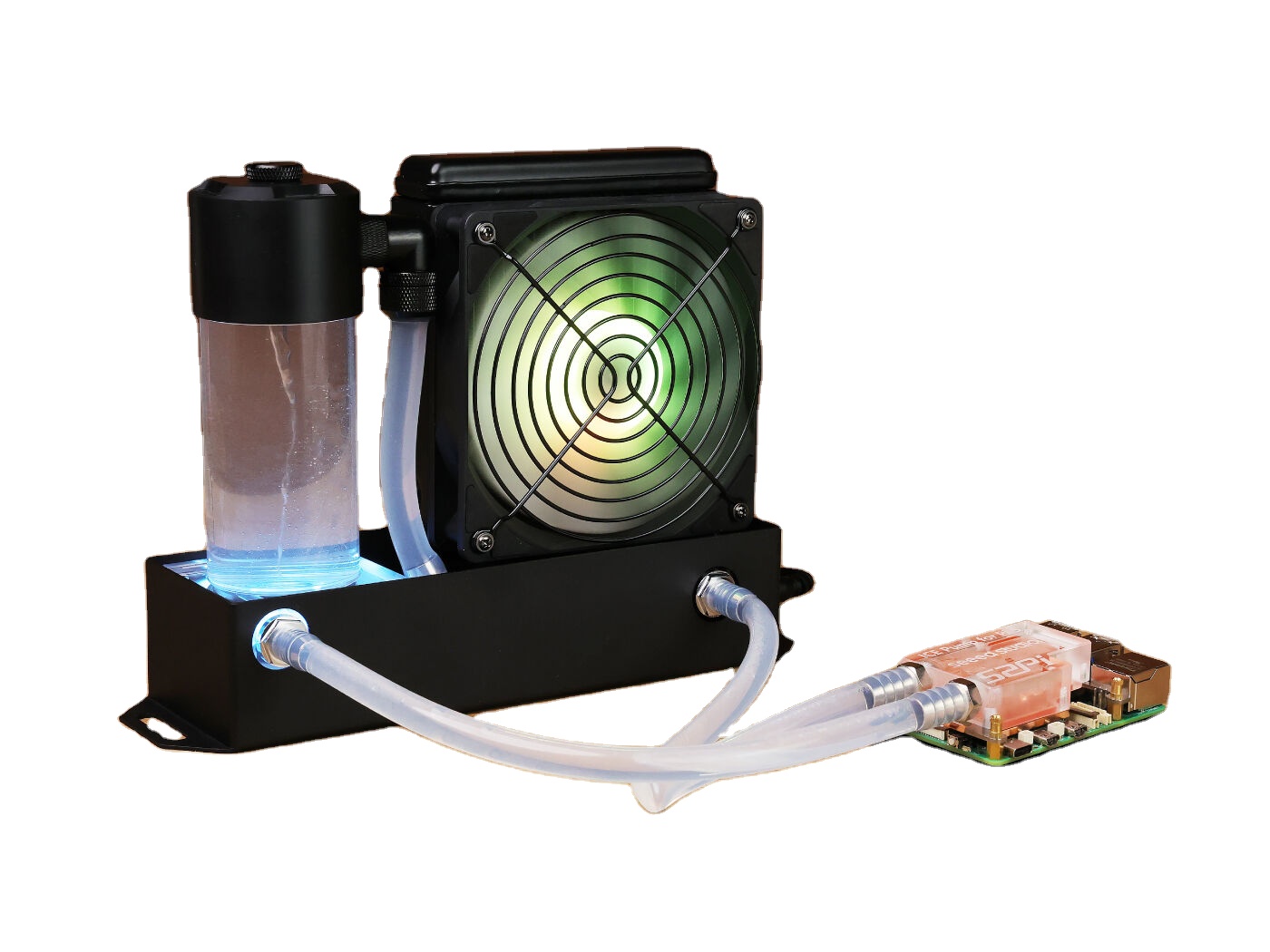 طقم تبريد المياه لاستوديو Rasp - مراجعة Raspberry Pi Water Cooling Kit وسعره