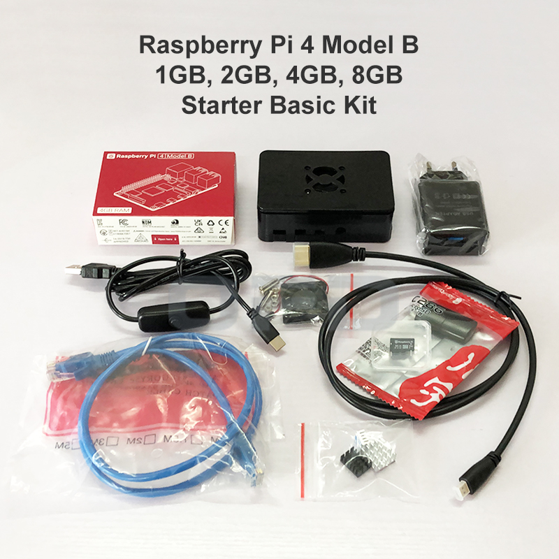 مجموعة راسبيري باي 4 موديل B ا - مراجعة Raspberry Pi 4 8Gb Ram Kit وسعره