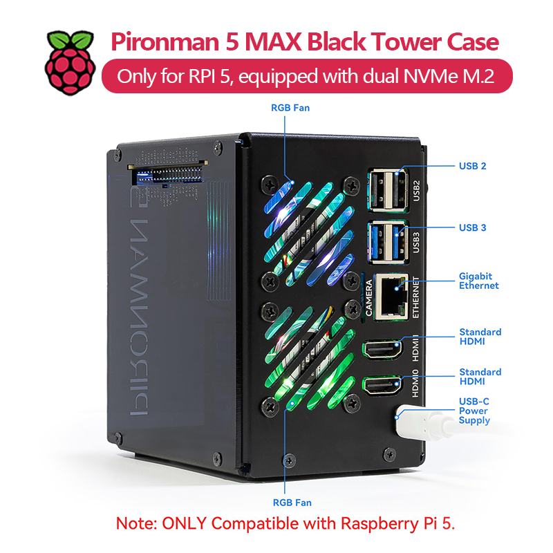 بيرونمان 5 ماكس، علبة بلاك تاو - مراجعة Argon One V3 M.2 Nvme Case وسعره