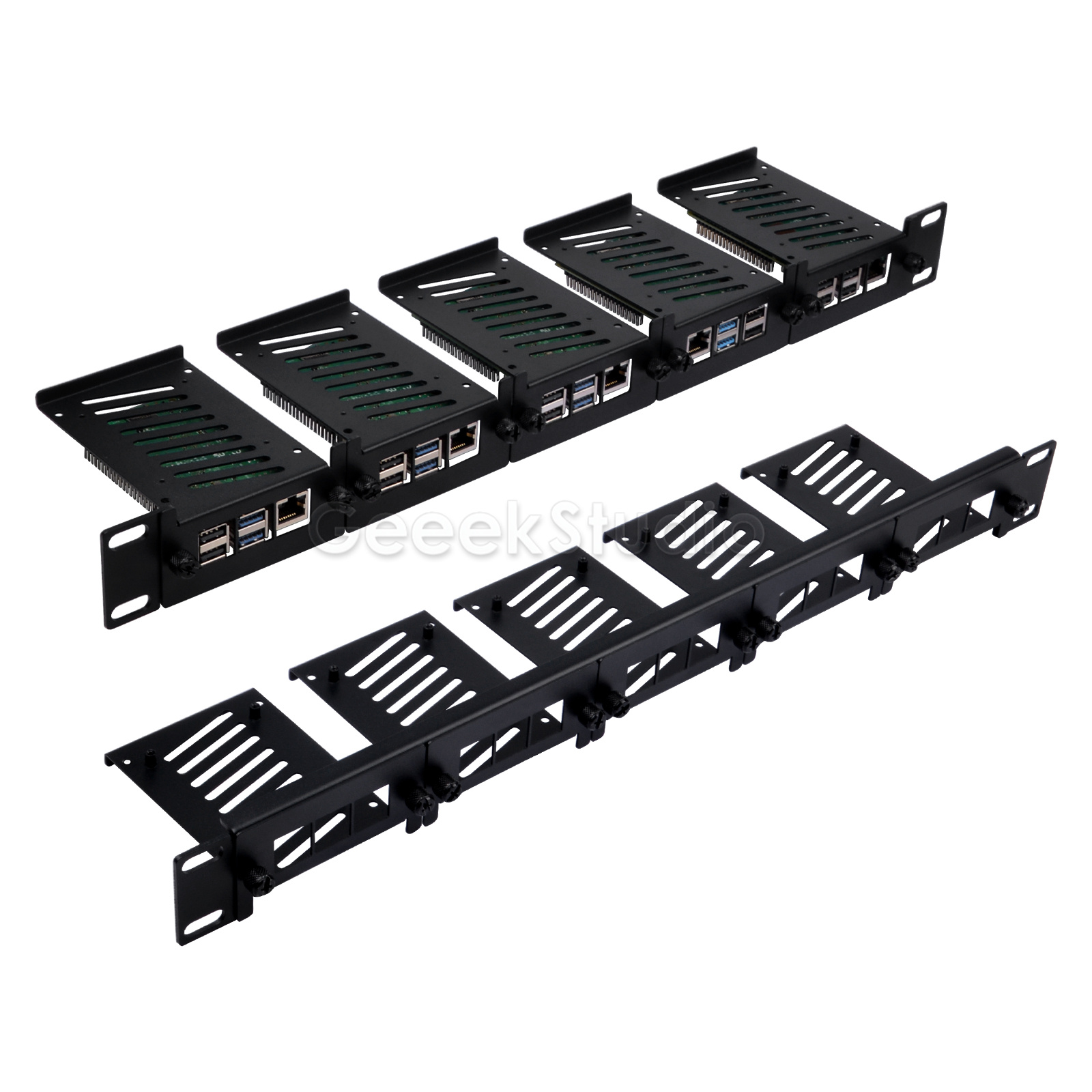 حامل حامل 1U لـ Raspberry Pi 5 - مراجعة Raspberry Pi Rackmount 1U 19 Inch وسعره