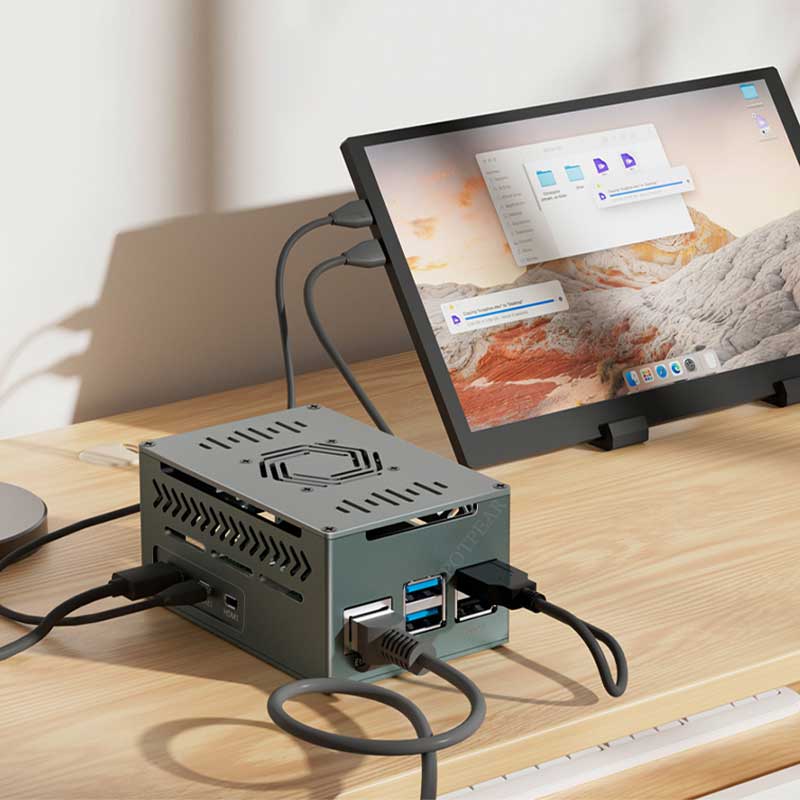 حافظة معدنية من الألومنيوم Ras - مراجعة Argon One V3 M.2 Nvme Case وسعره