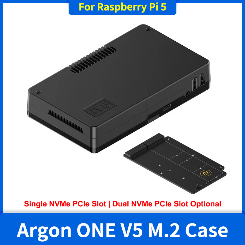 Raspberry Pi 5 Argon ONE V5 M. - مراجعة Argon One V3 M.2 Nvme Case وسعره