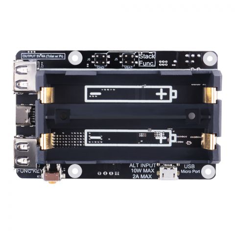 Raspberry Pi 5V 4A UPS لوحة تو - مراجعة Raspberry Pi Uninterrupted Power Supply Ups 18650 وسعره
