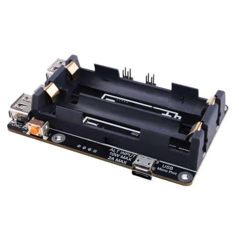Raspberry Pi 5V 4A UPS لوحة تو - مراجعة Raspberry Pi Uninterrupted Power Supply Ups 18650 وسعره