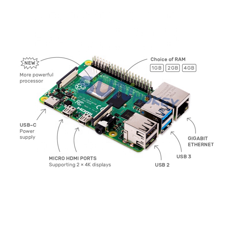 لوحة تطوير أصلية رسمية، مجموعة - مراجعة Raspberry Pi 4 8Gb Ram Kit وسعره
